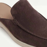 Yacht Men's Suede Mules, Brown