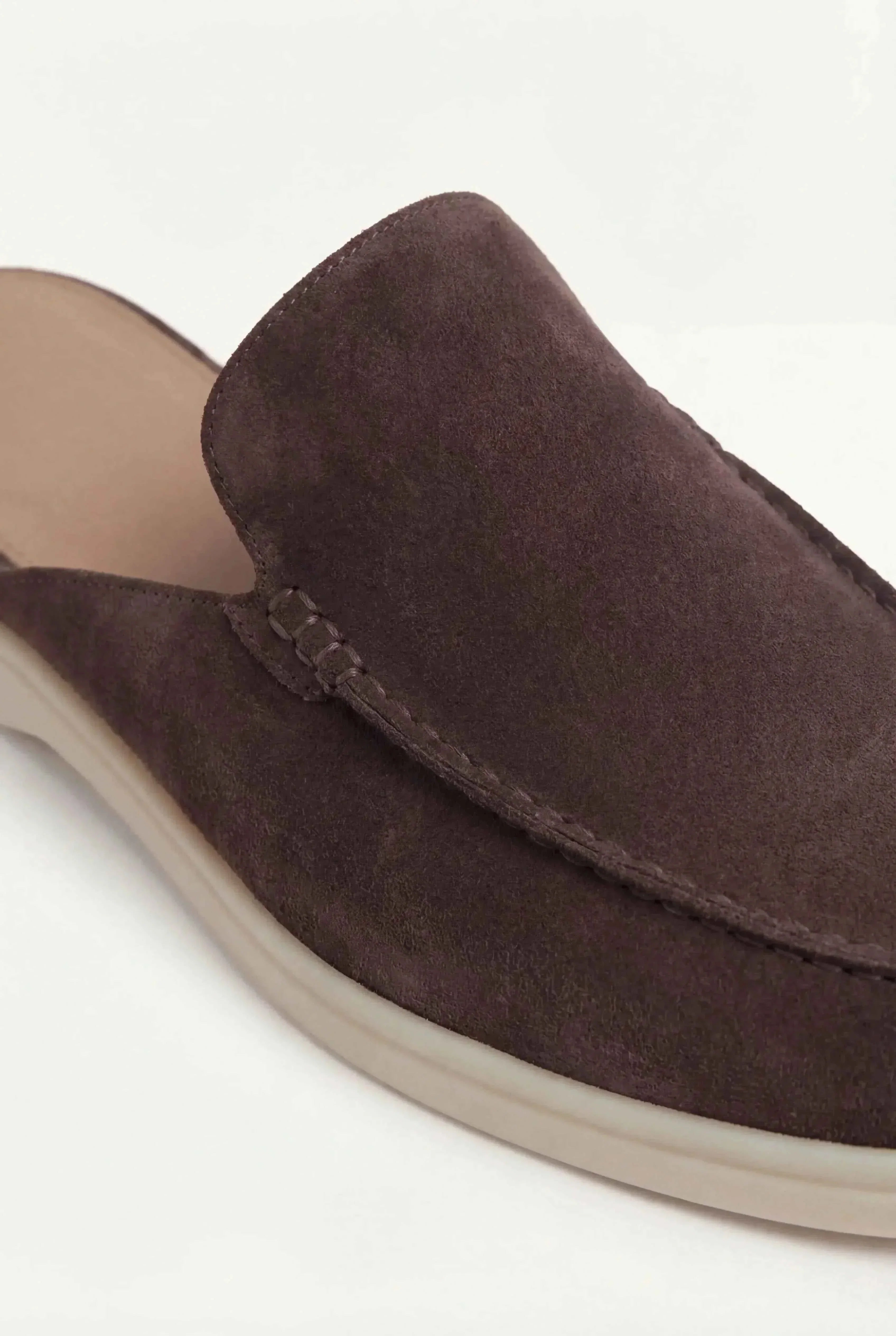 Mule Yacht i Brun Suede