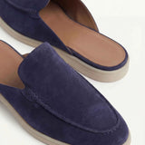 Yacht Men's Suede Mules, Navy