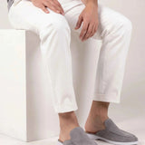 Yacht Men's Suede Mules, Grey