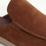 Yacht Men's Suede Mules, Maroon