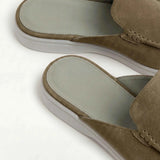 Yacht Men's Suede Mules, Olive
