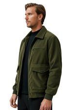 Men's Corduroy Jacket – Military Green