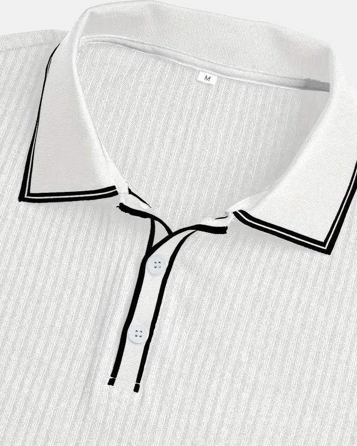 Jasper Men's Polo Shirt, Tailored Structure Mediterranean