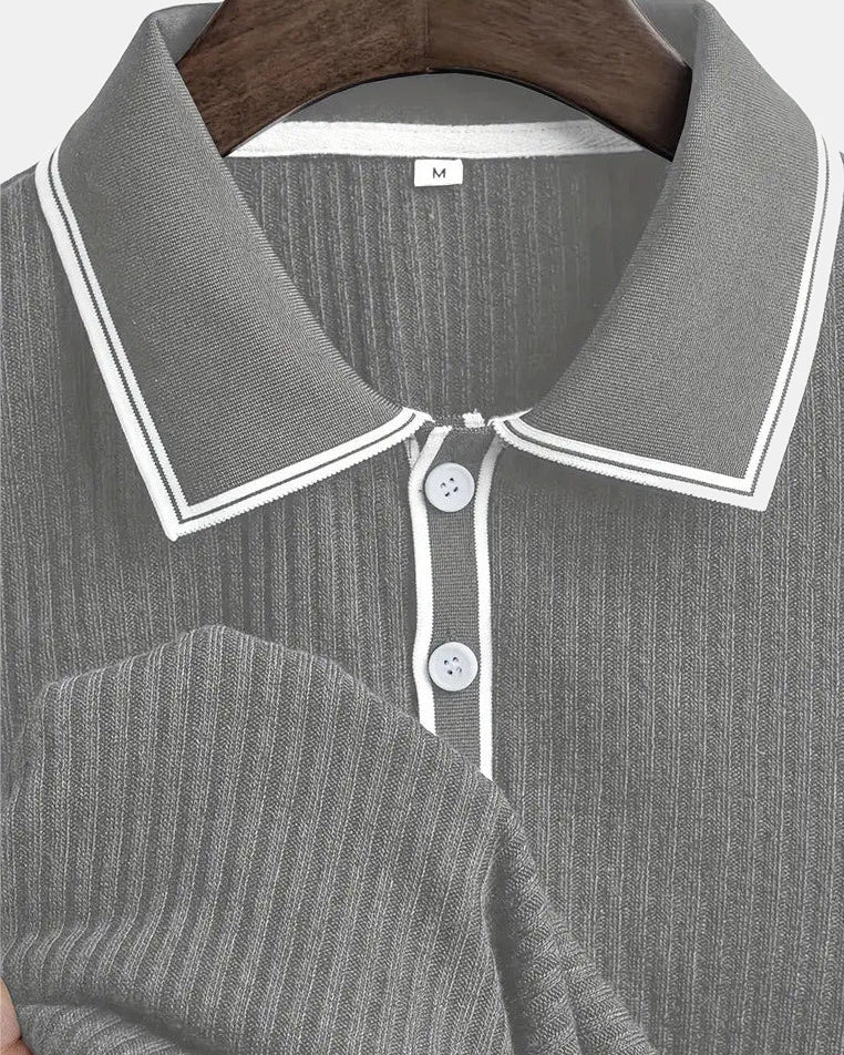 Jasper Men's Polo Shirt, Tailored Structure Mediterranean