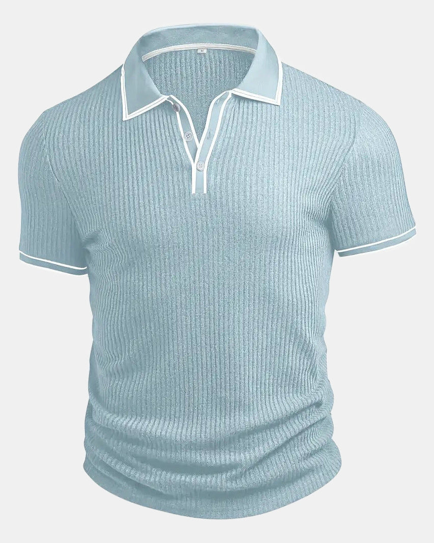 Jasper Men's Polo Shirt, Tailored Structure Mediterranean