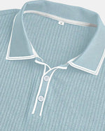 Monaco Ribbed V-Neck Polo