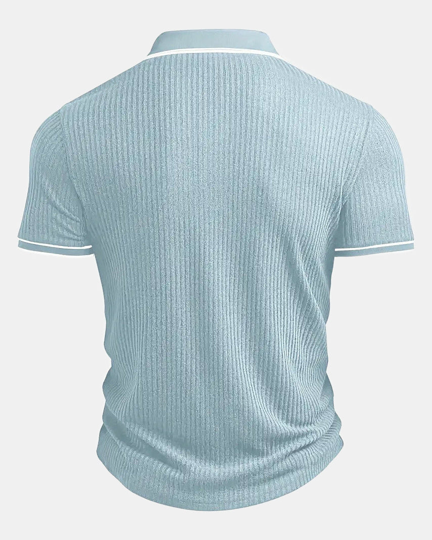 Jasper Men's Polo Shirt, Tailored Structure Mediterranean