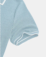 Monaco Ribbed V-Neck Polo