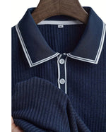 Monaco Ribbed V-Neck Polo