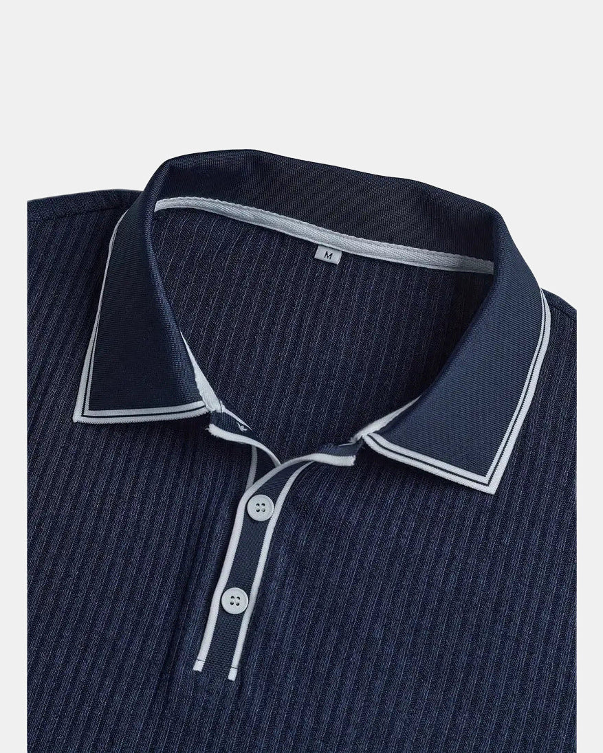 Jasper Men's Polo Shirt, Tailored Structure Mediterranean