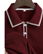 Monaco Ribbed V-Neck Polo
