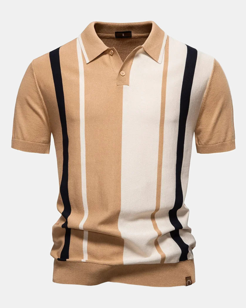 Strik Men's Polo Shirt in Khaki