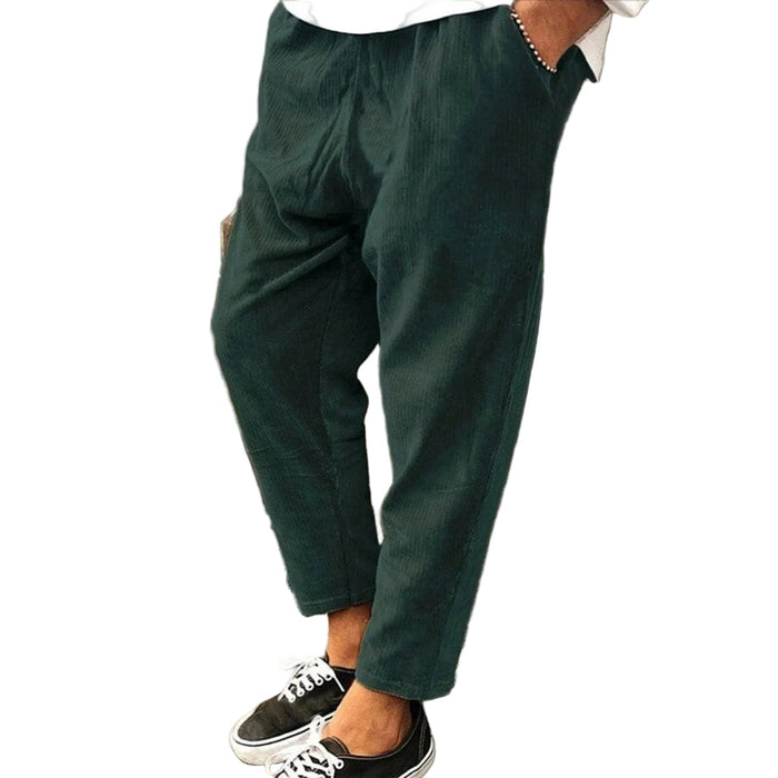 Men's Denim Jeans, Green and Blue