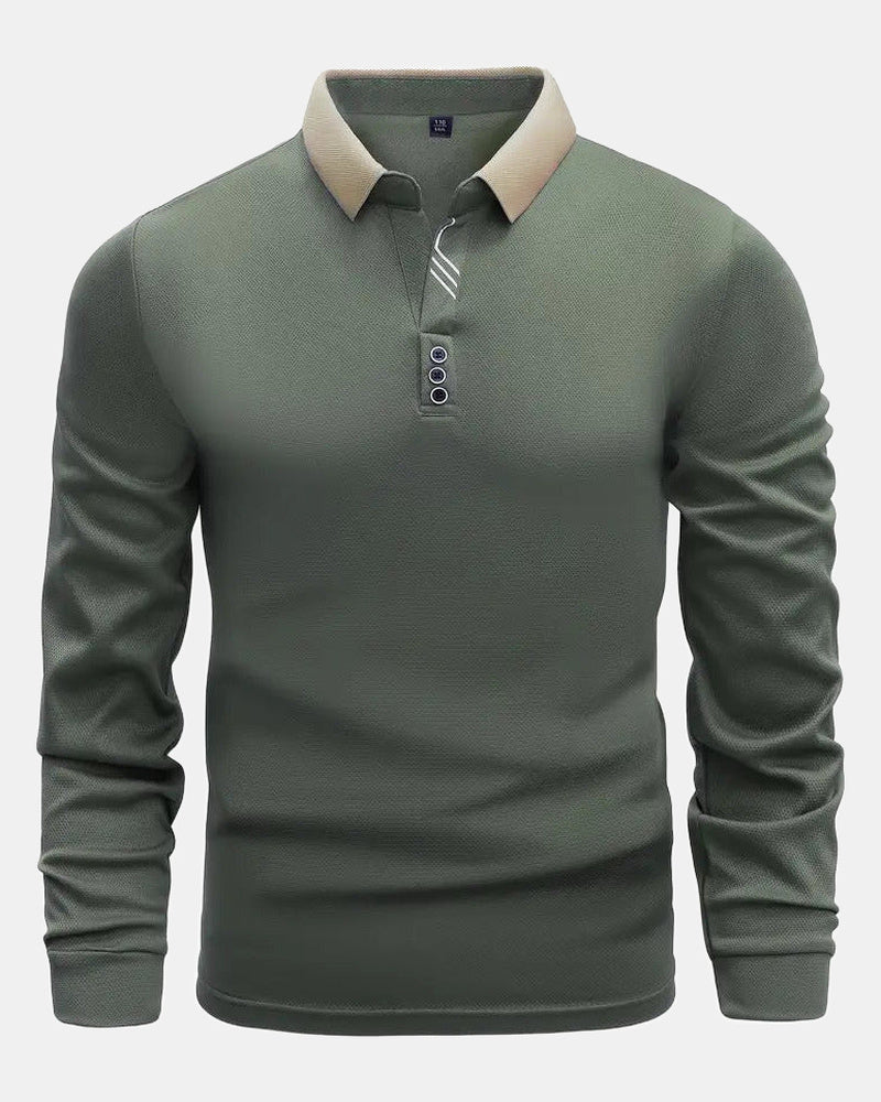 Men's Polo Shirt, Light in Green