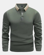 Savannah Contrast Long-Sleeve Polo