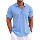 Linen polo shirt