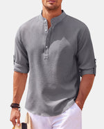 Tangier Band Collar Polo