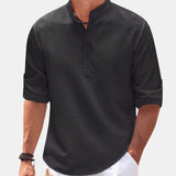 Tangier Band Collar Polo