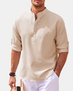 Tangier Band Collar Polo