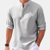 Tangier Band Collar Polo