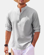 Tangier Band Collar Polo