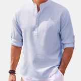 Tangier Band Collar Polo