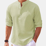 Tangier Band Collar Polo
