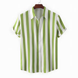 Breathable Striped Summer Shirt