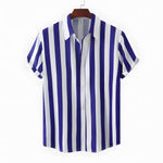 Breathable Striped Summer Shirt