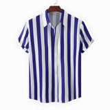 Breathable Striped Summer Shirt
