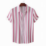 Breathable Striped Summer Shirt