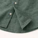 Meadowfall Men's Linen Shirt, Relaxed Fit, Button-Down