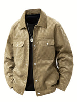 Plaid Suede Jacket