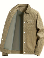 Plaid Suede Jacket