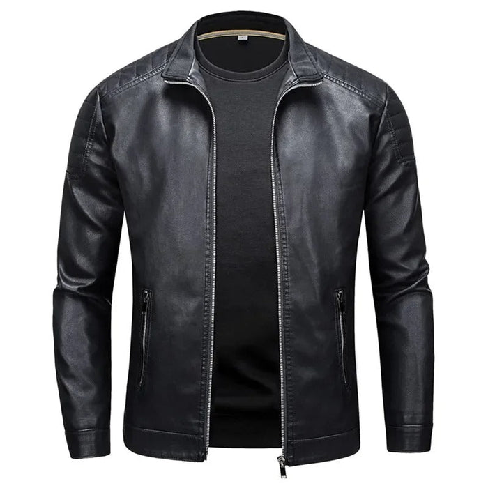 Stand Krave Leather Jacket