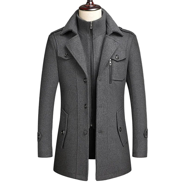 Men's Wool Coat, Double