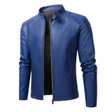 Elegant Men's Leather Biker Jacket