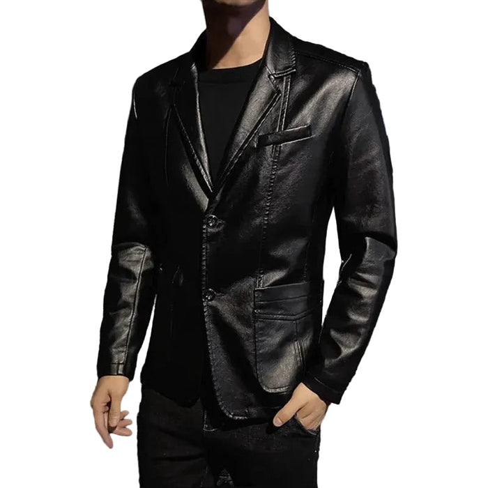 Men's Leather Jacket, Business, Brown