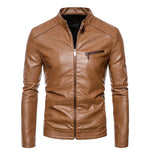 Leather Jacket with Fur