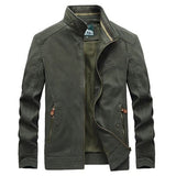 Wind-Resistant Bomber Jacket