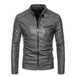 Leather Jacket with Fur