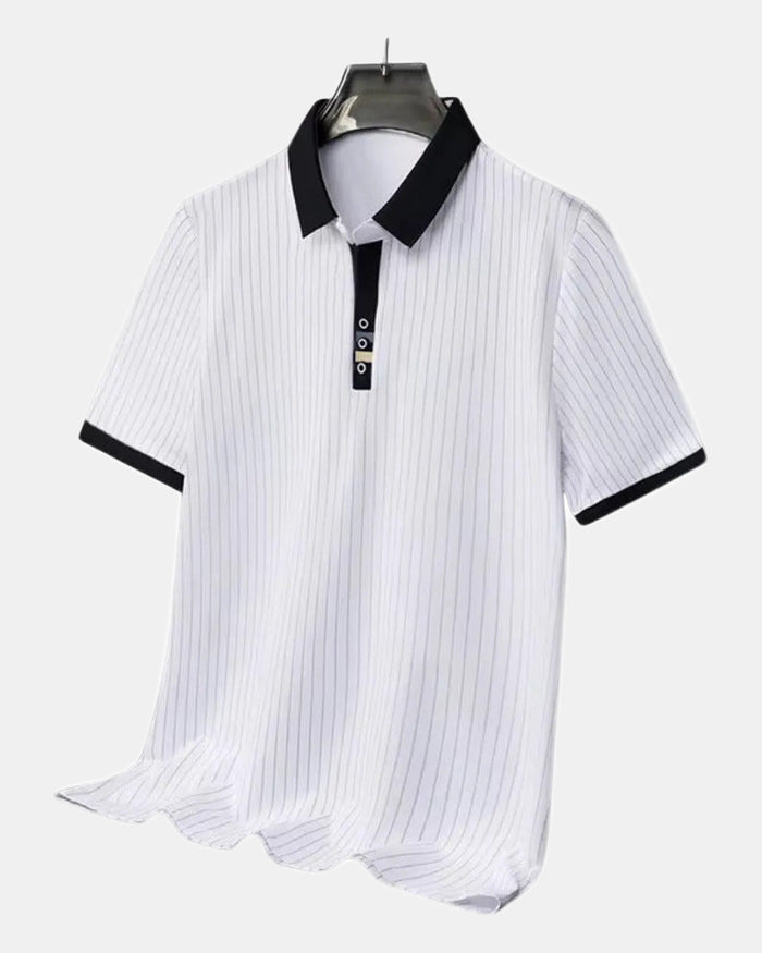 Marek Men's Polo Shirt, Striped