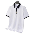 Marek - Elegant striped polo