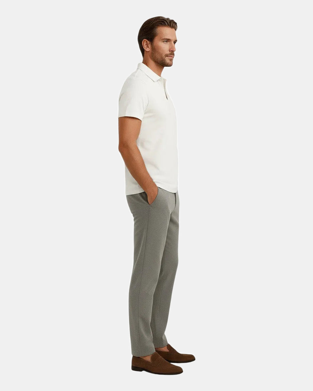 Men's Polo Shirt, Slim Fit, Technical Fabric
