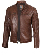 Viktor Brun Cafe Racer Leather Jacket