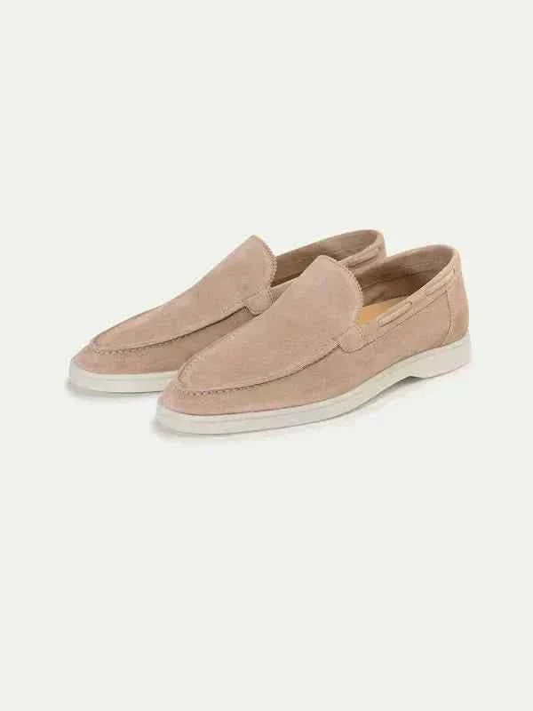 Klassisk Mokkasine i Beige Sæd
