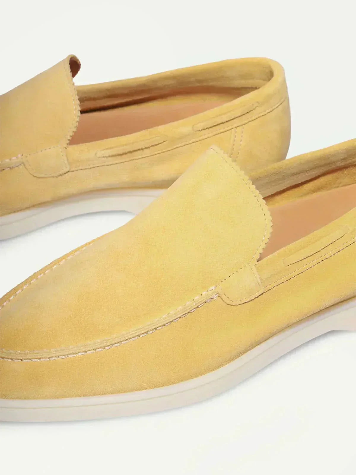Mocassino Classico i Gult Camoscio
