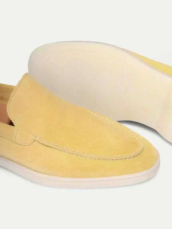 Mocassino Classico i Gult Camoscio