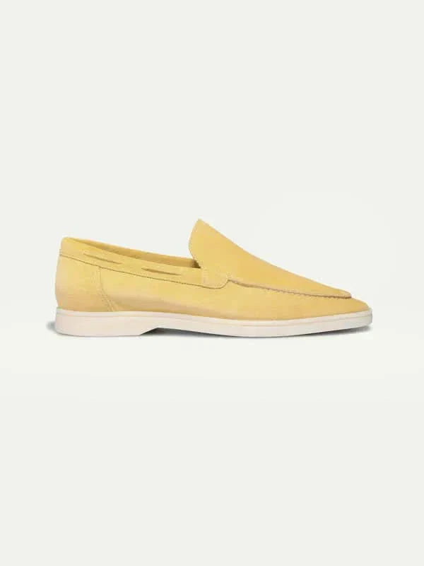 Mocassino Classico i Gult Camoscio